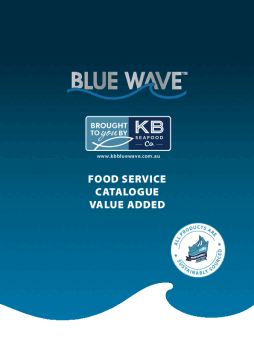 Blue Wave Value Added Seafood Brochure
